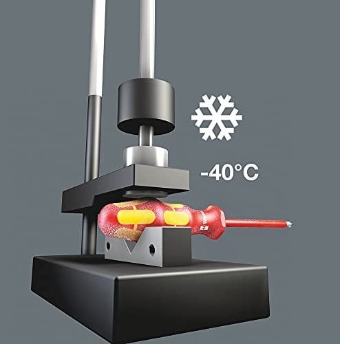 Wera 165 i PZ/S VDE Yalıtımlı Tornavida, Yıldız-Düz, Pozidriv / Düz Vidalama için, PZ/S 2 x 100 mm, 05006191001 - Seçenekler: PZ/S # 1 x 80 mm, PZ/S # 2 x 100 mm, SL 0,6 x 3,5 x 100 mm...