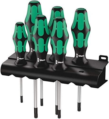 Wera 367/6 Tornavida Seti Kraftform Plus Torx + Raf, 6 Parça, 05028062001