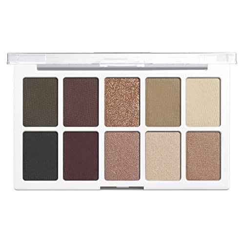 wet n wild Renk Simgesi 10-Pan Göz Farı Makyaj Paleti, Kahverengi Çıplak Uyanış, Uzun Ömürlü, Pırıltılı, Metalik, Parıltılı, Mat, Zengin Pürüzsüz Pigment, Zulüm Ücretsiz