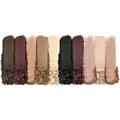 wet n wild Renk Simgesi 10-Pan Göz Farı Makyaj Paleti, Kahverengi Çıplak Uyanış, Uzun Ömürlü, Pırıltılı, Metalik, Parıltılı, Mat, Zengin Pürüzsüz Pigment, Zulüm Ücretsiz