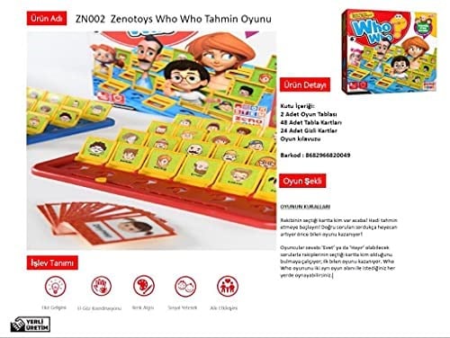 Who Who Bil Bakalım Tahmin Oyunu ZN002