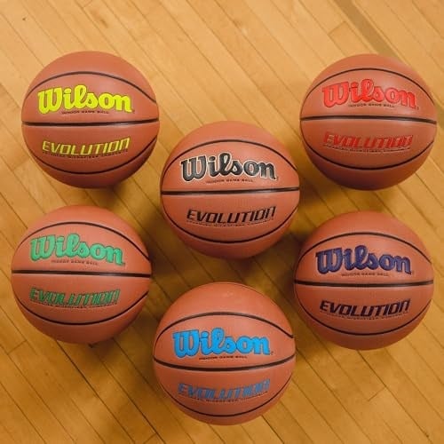 WILSON Evolution İç Mekan Maç Basketbol Topları - 5 Numara, 6 Numara ve 7 Numara