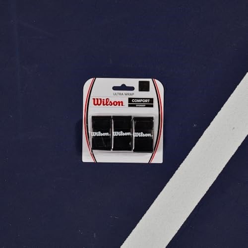 Wilson Unisex Sap Bandı Ultra Wrap Overgrip Siyah, 3 Adet, WRZ403000
