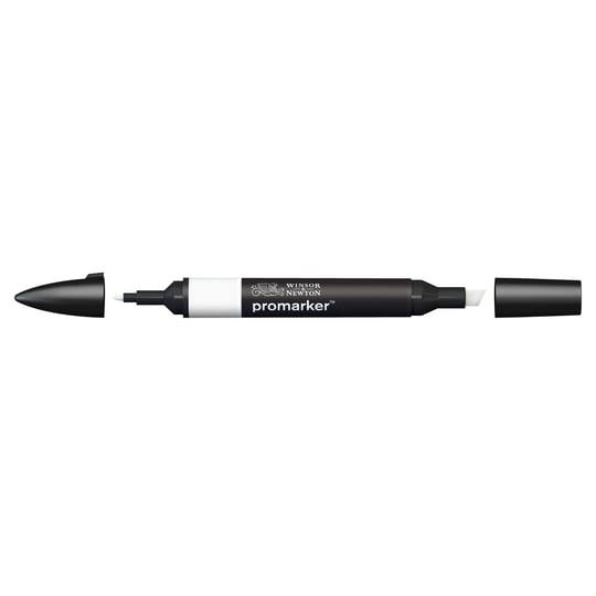 Winsor & Newton 0203380​ ProMarker profesyonel mizanpaj kalemi - 2 uç, ince ve geniş, çizimler, tasarım ve mizanpaj için - Soğuk gri 0