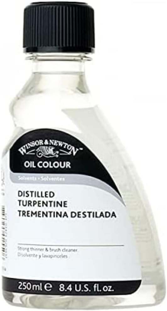 Winsor & Newton 3053748 saflaştırılmış keten yağı, yağlı boyaların parlaklığını ve şeffaflığını artırır, 1 litre bidon - Seçenekler: Balsam Terbentin yağı – Çözücü madde....