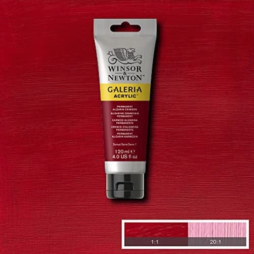 Winsor & Newton Galeria Akrilik Boya, 120ml, Permanent Alizarin Crimson 466