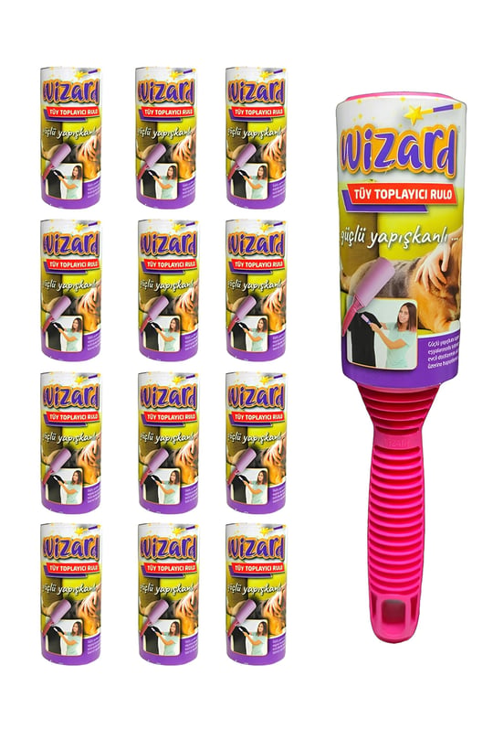 Wizard Tüy Toplayıcı 12 Li Yedek Rulo Aparat