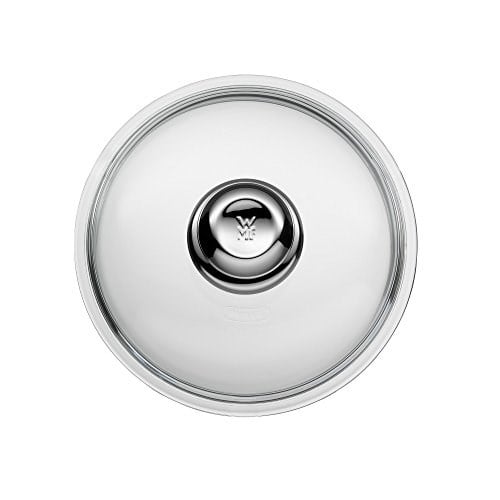 WMF 20 cm Cam Tava Kapağı, Metal Kulplu, Isıya Dayanıklı Cam, 20 cm Tavalar İçin, Bulaşık Makinesinde Yıkanabilir
