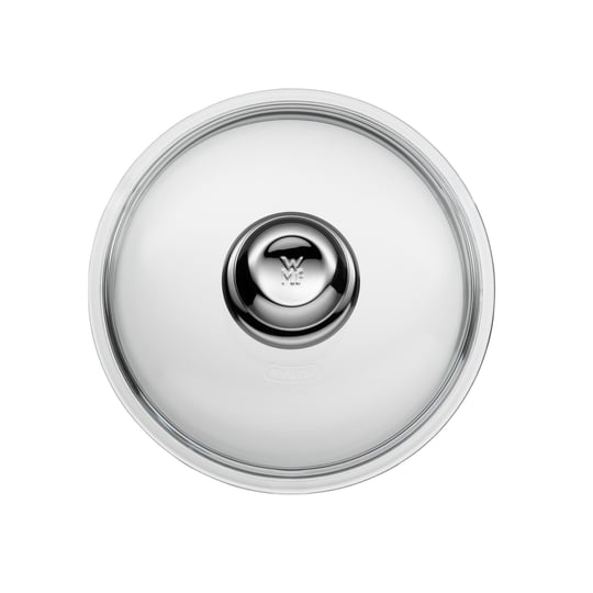 WMF 20 cm Cam Tava Kapağı, Metal Kulplu, Isıya Dayanıklı Cam, 20 cm Tavalar İçin, Bulaşık Makinesinde Yıkanabilir