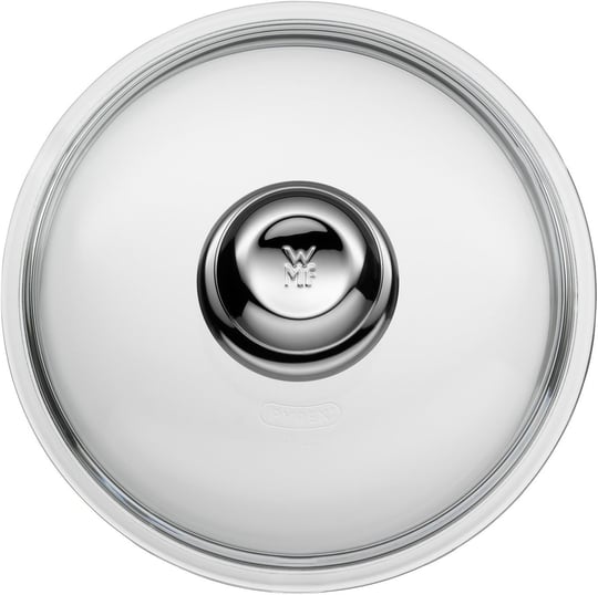 WMF 20 cm Cam Tava Kapağı, Metal Kulplu, Isıya Dayanıklı Cam, 20 cm Tavalar İçin, Bulaşık Makinesinde Yıkanabilir