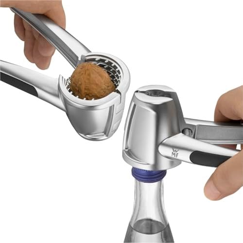 WMF 2si 1 Arada Ceviz Kıracağı ve Şişe Açacağı, 18 cm, Şampanya Açacağı, Büyük ve Küçük Boy Kuruyemişler İçin
