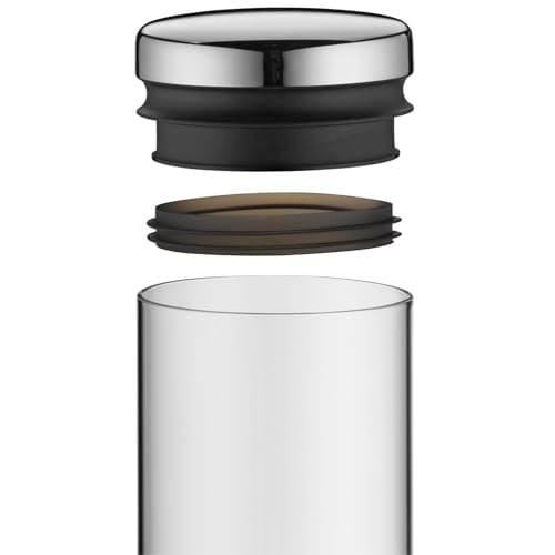 WMF Cam Saklama Kabı, 2 L, 36 cm, Kapaklı Cam Kavanoz, Geniş Dolum Ağızlı, Kahve Çekirdeği ve Müsli Saklama Kabı - Seçenekler: 1.5 L, 2 L