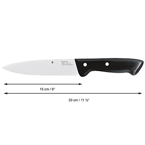 WMF Classic Line Şef Bıçağı, 29 cm, 15 cm Bıçak Ağzı, Özel Bıçak Çeliği, Plastik Sap - Bedenler: 15 cm, 20 cm