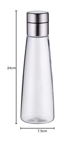 WMF De Luxe Yağ ve Sirke Şişesi, 500 ml, Yağ ve Sirke Dökme Şişesi, Cam Gövde, Cromargan® Yüksek Kaliteli Parlak Paslanmaz Çelik, Bulaşık Makinesinde Yıkanabilir