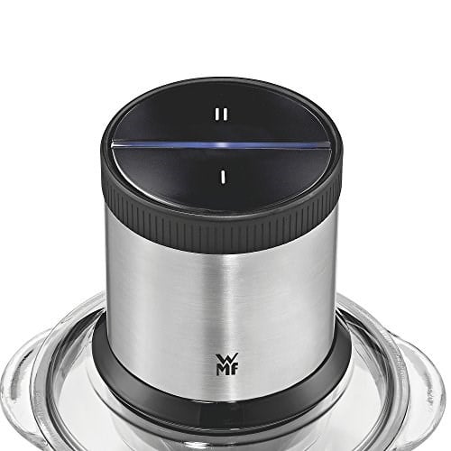 WMF Kult X Doğrayıcı, Cam Hazneli, 320 W, 2 Hız Kademeli, Mat Gümüş Paslanmaz Çelik