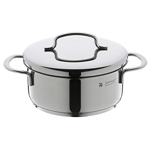 WMF Mini Derin Tencere, 12 cm, 0,7 L, Metal Kapaklı, İndüksiyon Uyumlu, Cromargan® Yüksek Kaliteli Parlak Paslanmaz Çelik,  - Seçenekler: Düşük Güveç, Et tenceresi, Güveç Tabağı, Kızartma Tenceresi...