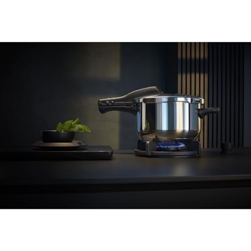 WMF Perfect One Pot 4,5 L Düdüklü Tencere, İndüksiyon Uyumlu, Cromargan® Yüksek Kaliteli Paslanmaz Çelik, 2 Pişirme Kademesi, Büyük Pişirme Göstergesi, - Seçenekler: 4.5 Liters, 9.5 Liters, 6.5 Liters