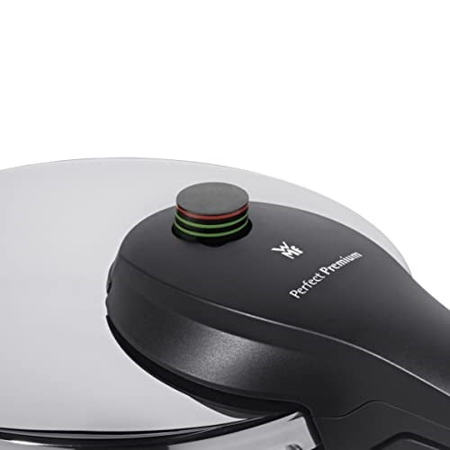 WMF Perfect Premium One Pot 4,5 L Düdüklü Tencere, 22 cm, İndüksiyon Uyumlu, Cromargan® Yüksek Kaliteli Parlak Paslanmaz Çelik, 2 Pişirme Kademesi, All-in-One Döner Kontrol Düğmesi