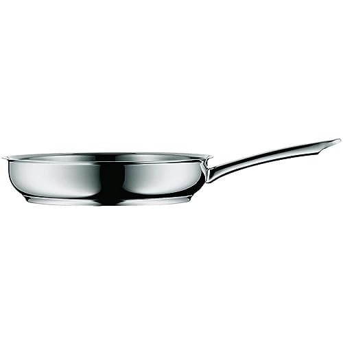 WMF Profi 28 cm Paslanmaz Çelik Tava, Kaplamasız, Cromargan® Yüksek Kaliteli Paslanmaz Çelik, İndüksiyon Dahil Tüm Ocaklarla Uyumlu, Fırına Girebilir, B - Bedenler: 20 cm, 28 cm, 20 cm (Auslaufmodell)