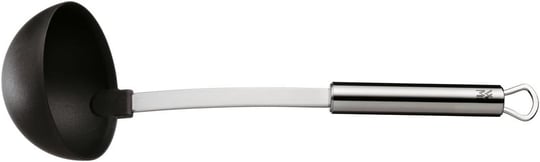 WMF Profi Plus Çorba Kepçesi, 30 cm, Isıya Dayanıklı Plastik Uçlu, Cromargan® Yüksek Kaliteli Yarı Mat Paslanmaz Çelik, Yapışmaz Kaplamalı Tencereler İçin