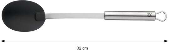 WMF Profi Plus Servis Kaşığı, 32 cm, Plastik Başlıklı, Cromargan® Yüksek Kaliteli Yarı Mat Paslanmaz Çelik, Bulaşık Makinesinde Yıkanabilir, 270°Cye Kadar Isıya Dayanıklı