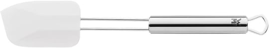 WMF Profi Plus Silikon Hamur Spatulası, 26 x 5,5 cm, Cromargan® Yüksek Kaliteli Yarı Mat Paslanmaz Çelik, 200°Cye Kadar Isıya Dayanıklı, Beyaz, Bulaşık Makinesinde Yıkanabilir
