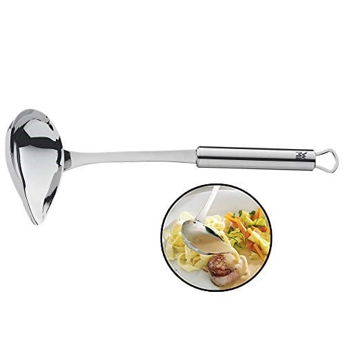 WMF Profi Plus Sos Kepçesi, 28 cm, Akıtma Ağızlı, Cromargan® Yüksek Kaliteli Yarı Mat Paslanmaz Çelik, Bulaşık Makinesinde Yıkanabilir