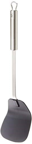 WMF Profi Plus Wok Spatulası, 36,2 cm, Isıya Dayanıklı Plastik Uçlu, Cromargan® Yüksek Kaliteli Yarı Mat Paslanmaz Çelik, Bulaşık Makinesinde Yıkanabilir