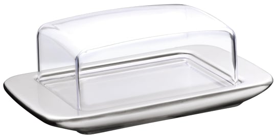 WMF Tereyağlık, 11,5 x 16,8 cm, Cromargan® Yüksek Kaliteli Mat Paslanmaz Çelik, Plastik Kapaklı, Bulaşık Makinesinde Yıkanabilir