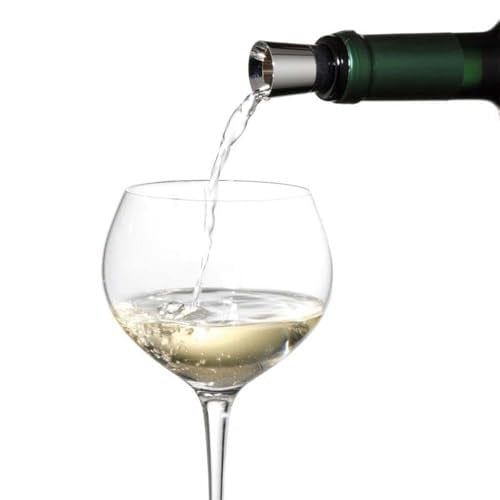 WMF Vino 2si 1 Arada Şarap Dökücü ve Şişe Tıpası, 2,4 cm, Cromargan® Yüksek Kaliteli Paslanmaz Çelik ve Silikon, Tüm Şarap Şişeleriyle Uyumlu