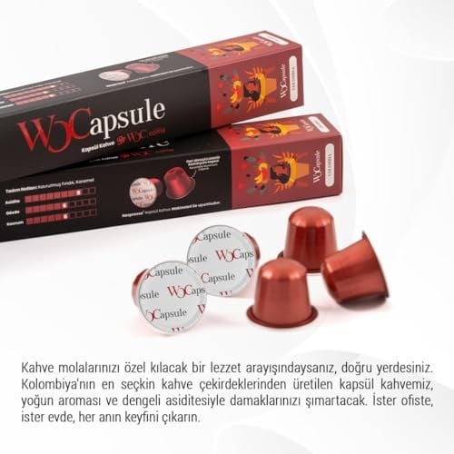 Wocapsule Colombia Nespresso Uyumlu Kapsül Kahve 10lu Kutu