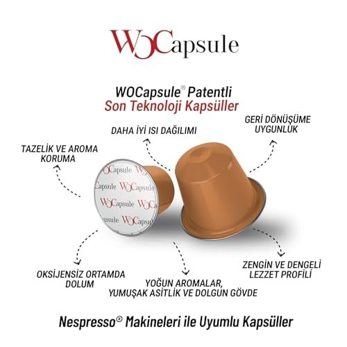 Wocapsule Colombia Nespresso Uyumlu Kapsül Kahve 10lu Kutu