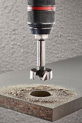 wolfcraft Forstner matkap ucu, altıgen şaft, Ø 35 mm I 3310000 I derinlik sınırlamalı ve derinlik sınırlaması olmayan ahşapta delikler için