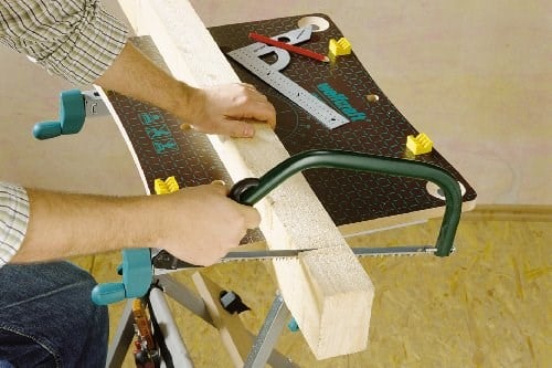 Wolfcraft Master 600 germe ve çalışma masası 6182000 – yüksekliği ayarlanabilir/evrensel kullanılabilir ve sağlam çalışma masası/ev ve zanaatkarlar için ideal