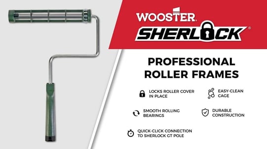Wooster Brush R017-7 Sherlock Rulo Çerçevesi, 18 cm