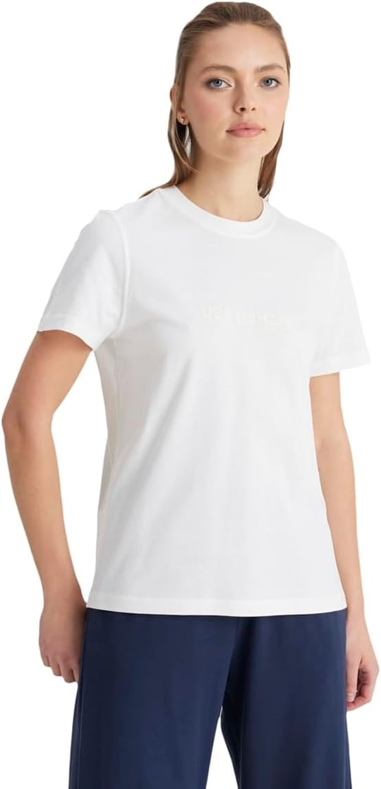 Wrangler Bisiklet Yaka T-shirt W241357 T-shirt Kadın