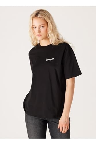 Wrangler Kadın Kısa Kollu Shirt Bisiklet Yaka T-shirt