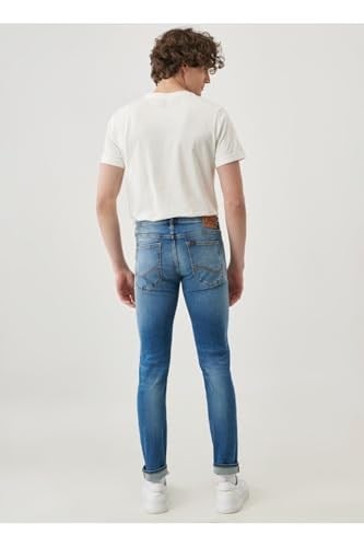 Wrangler Texas Slim Jean Kot Pantolon Erkek Jean Pantolon, Mavi, 40/32