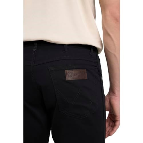 Wrangler Texas Slim Pantolon Slim Pantolon, Black, 33/32