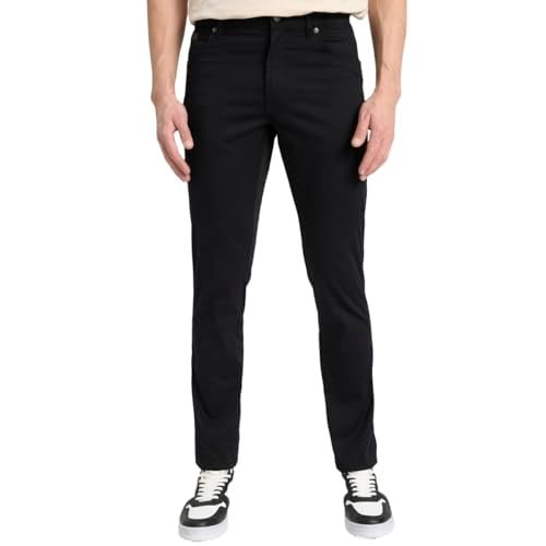 Wrangler Texas Slim Pantolon Slim Pantolon, Black, 36/32