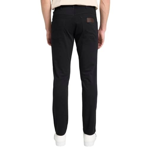 Wrangler Texas Slim Pantolon Slim Pantolon, Black, 36/32