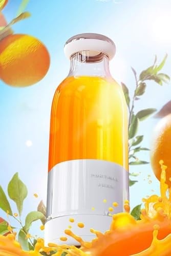 Wrapsol Smoothie Blender Taşınabilir Şarjlı Kişisel Mini Meyve Karıştırıcı 300 ml (Beyaz)