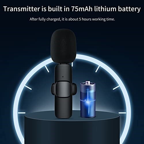 Wsolar Mini Kablosuz Yaka Mikrofonu 360° Çok Yönlü Yaka Mikrofonu Gürültü Azaltma Type-C Android Akıllı Telefon ile Uyumlu YouTube için Tablet Facebook Canlı Akış Video Kaydı Vlog Röportaj Çevrimiç-