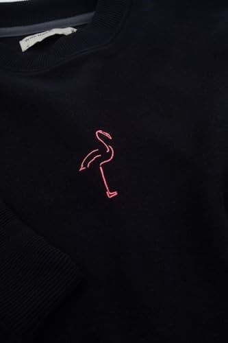 WWF - India Flamingo SuperSoft Crop Sweatshirt Crop Sweatshirt Kadın