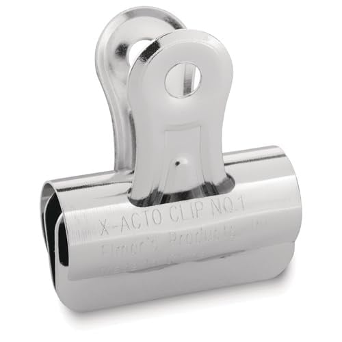 X-ACTO #4 Bulldog Klips, 7.6 cm, Metal, 12li Kutu, Ofis Malzemeleri
