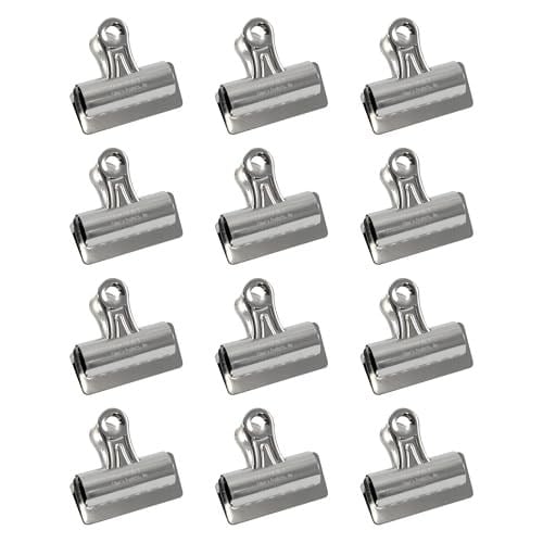 X-ACTO #4 Bulldog Klips, 7.6 cm, Metal, 12li Kutu, Ofis Malzemeleri
