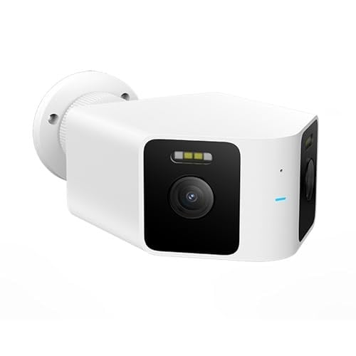 Xiaomi Outdoor Camera CW100 Dual White - Akıllı Güvenlik Kamerası | IP66 Su Geçirmez, Gece Görüşü Renkleri, İki Yönlü Ses, Işık Alarmı Sesi, Araç Kişi Tanıma
