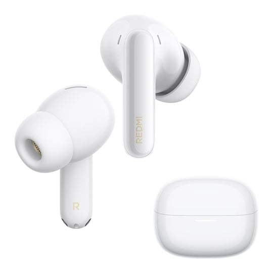 Xiaomi Redmi Buds 8 Pro Cloud White Kablosuz Bluetooth Kulaklık, 42dB Aktif Gürültü Engelleme, Yapay Zeka Gürültü Azaltma, 36 Saat Pil Ömrü, Beyaz