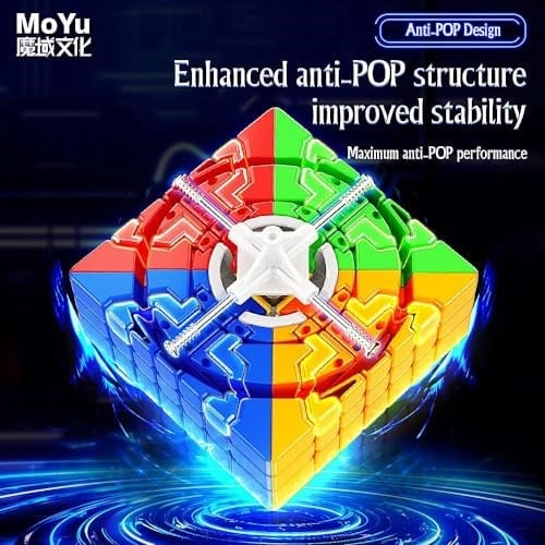 XMDCuber Moyu Meilong 7M Hızlı Küp 7x7 Manyetik Etiket Yok, Meilong 7x7 M V2 Manyetik 7x7x7 Büyülü Küp - Seçenekler: 6x6 M, 7x7 M