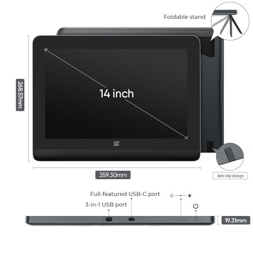 XP-PEN Artist Pro 14 Grafik Ekran Tablet 2nd Generation